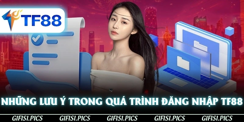 Những lưu ý trong quá trình đăng nhập TF88